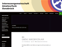 Tablet Screenshot of amateurfunk-osnabrueck.de